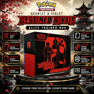 NEW POKÉMON SCARLET & VIOLET DESTINED RIVALS ELITE TRAINER BOX