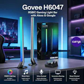 GOVEE H6047 RGBIC Gaming Light Bar with Alexa & Google