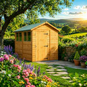 POWER APEX GARDEN SHED 8X6