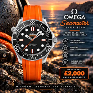 NEW 2026 OMEGA SEAMASTER DIVER 300M 42 MM STEEL ON RUBBER OR £2,000