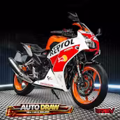 2016 REPSOL HONDA CBR300 competition artwork