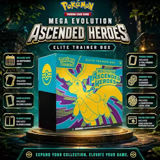 CLONE - NEW POKÉMON TCG: MEGA EVOLUTION—ASCENDED HEROES ELITE TRAINER BOX 2.0 #4