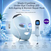 SHARK CRYOGLOW LED FACE MASK WITH UNDER-EYE COOLING TECHNOLOGY