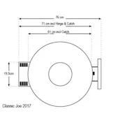 KAMADO JOE CLASSIC JOE CERAMIC BBQ + COVER