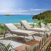 2 X CAYMAN CUSHIONED SUN LOUNGERS 7 X COLOUR CHOICES