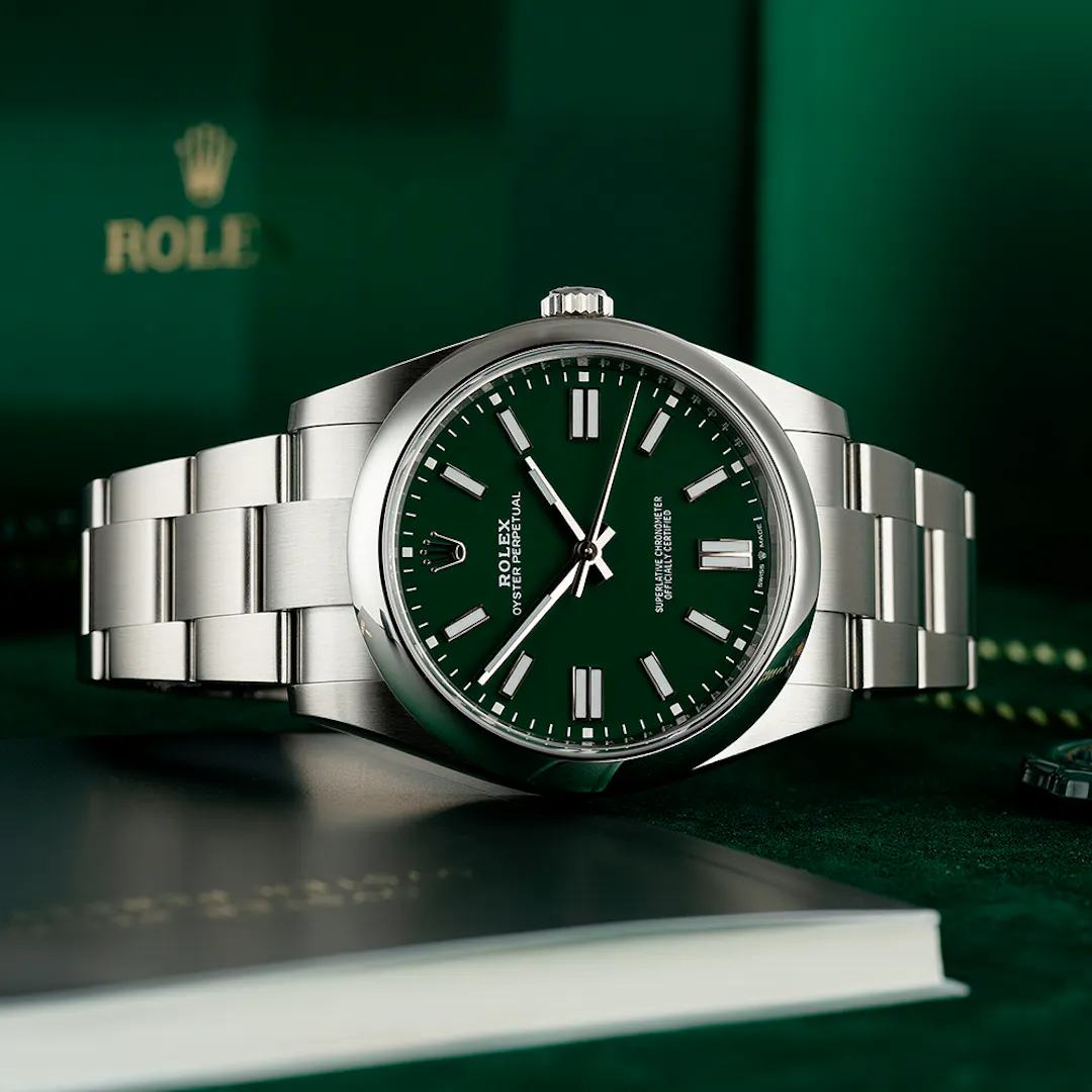 NEW 2026 ROLEX OYSTER PEP 41MM GREEN DIAL or £5,000