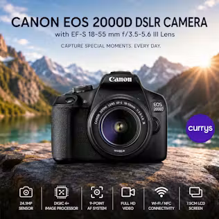 CANON EOS 2000D DSLR CAMERA & 18-55 MM LENS PARENT DAY 3 #20