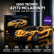 LEGO TECHNIC 42172 MCLAREN P1 MODEL CAR SET FOR ADULTS