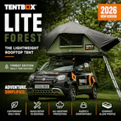 2026 TENTBOX LITE VEHICLE ROOFTENT - FOREST / SUNSET OR FLINT