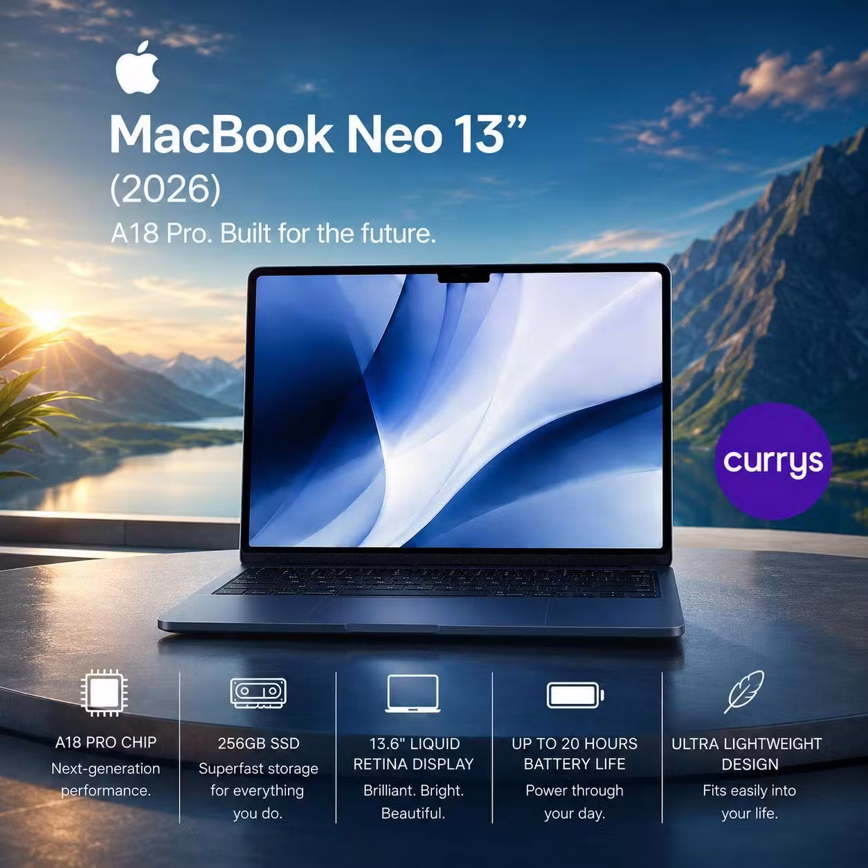 APPLE MACBOOK NEO 13" (2026) A18 PRO 256GB – INDIGO