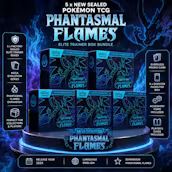 5 X BRAND NEW SEALED POKÉMON TCG PHANTASMAL FLAMES ETBS