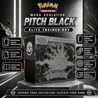 NEW POKÉMON MEGA EVOLUTION PITCH BLACK ELITE TRAINER BOX