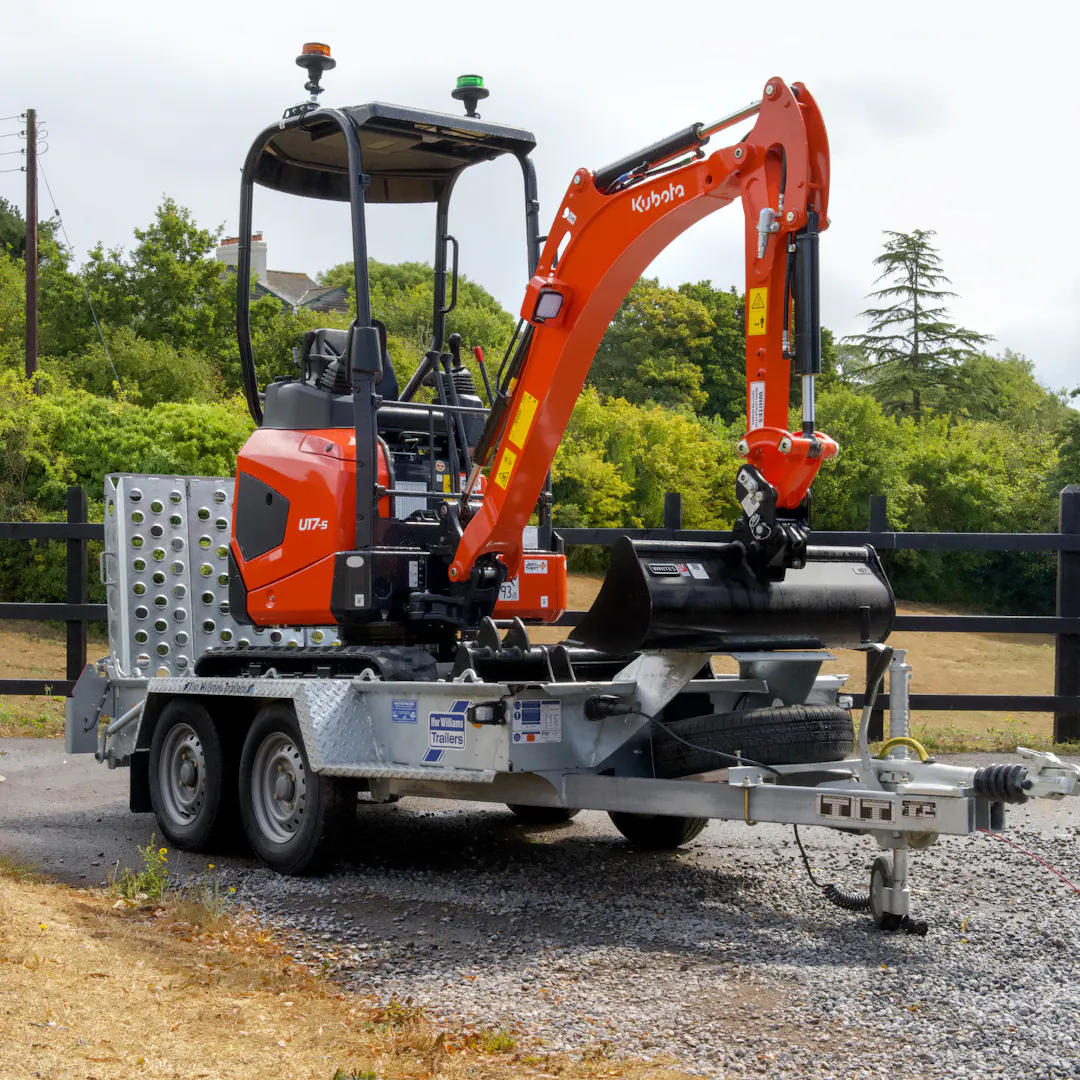 Brand New Kubota U17-5 F1 1.7 Ton Digger + Trailer — main view
