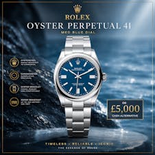 NEW 2026 ROLEX OP41 MED BLUE DIAL OR £5,000