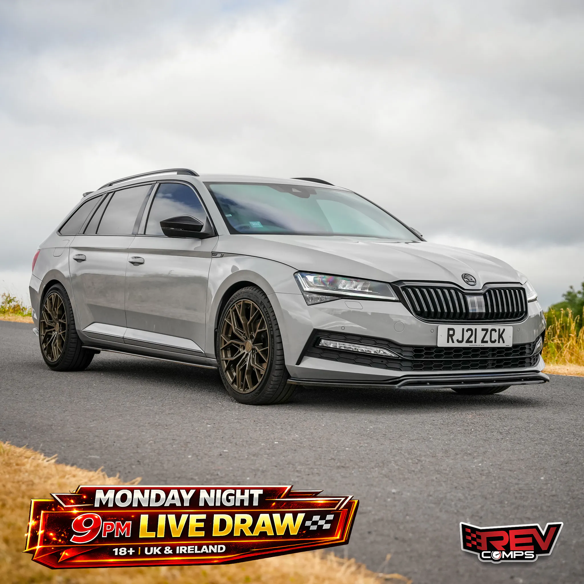 2021 Skoda Superb Sportline Plus Estate + £2,000