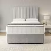 LUXURY OTTOMAN BED BUNDLE - FRAME, MATTRESS + CHOICE OF SIZE & FABRIC