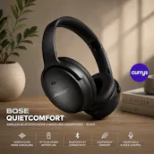BOSE QUIETCOMFORT WIRELESS BLUETOOTH NOISE-CANCELLING HEADPHONES - BLACK