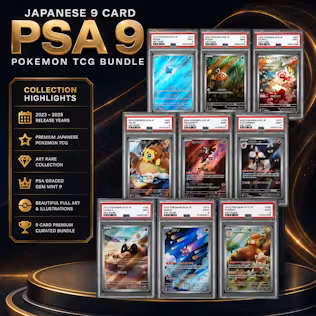 JAPANESE 9 CARD PSA 9 POKÉMON TCG BUNDLE