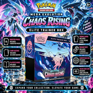 NEW POKEMON MEGA EVOLUTION CHAOS RISING ELITE TRAINER BOX #29