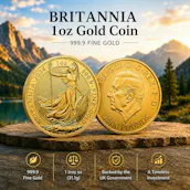 BRITANNIA 1OZ GOLD COIN 999.9 FINE GOLD or £2500