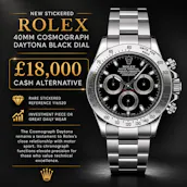 NEW STICKERED ROLEX 40MM COSMOGRAPH DAYTONA OR £18,000 LOW ODDS