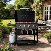 BLACKSTONE 36 INCH 4 BURNER GAS GRIDDLE BUILT IN AIR FRYERS