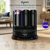 DYSON SPOT + SCRUB AI ROBOT VACUUM CLEANER - BLACK