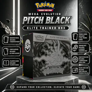 NEW POKÉMON MEGA EVOLUTION PITCH BLACK ELITE TRAINER BOX