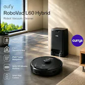EUFY ROBOVAC L60 HYBRID ROBOT VACUUM CLEANER - BLACK