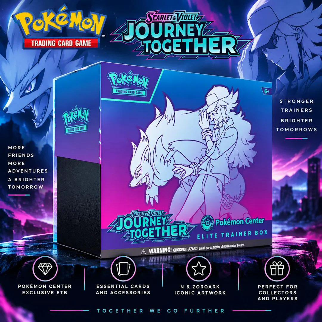 NEW POKÉMON CENTER TCG: SCARLET & VIOLET-JOURNEY TOGETHER ETB