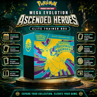CLONE - NEW POKÉMON TCG: MEGA EVOLUTION—ASCENDED HEROES ELITE TRAINER BOX 2.0 #3