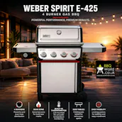NEW 2026 WEBER SPIRIT S-435 GAS BBQ + COVER