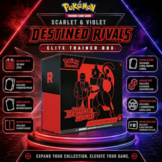NEW POKÉMON SCARLET & VIOLET-DESTINED RIVALS ELITE TRAINER BOX #4
