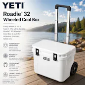 BRAND NEW YETI ROADIE 32 WHEELED COOL BOX 4 X COLOUR CHOICES