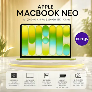 APPLE MACBOOK NEO 13" (2026) - A18 PRO, 256 GB SSD, CITRUS