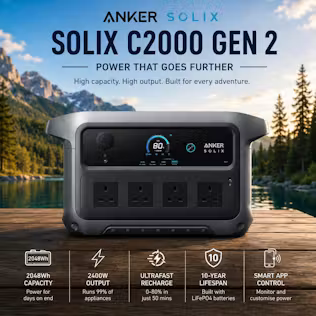 ANKER SOLIX C2000 GEN 2 PORTABLE POWER STATION PARENT DAY 3 REBORN #5