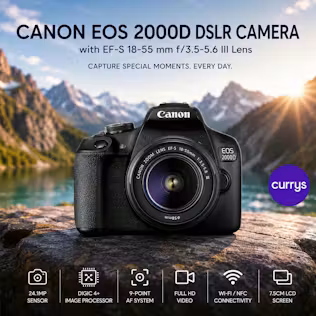 CANON EOS 2000D DSLR CAMERA & 18-55 MM LENS PARENT DAY 3 #8