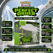 NEW POKEMON TCG MEGA EVOLUTION 'PERFECT ORDER' ELITE TRAINER BOX