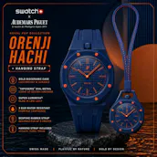 NEW SWATCH X AUDEMARS PIGUET ROYAL POP ORENJI HACHI + STRAP