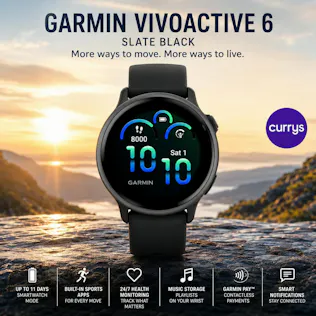 GARMIN VIVOACTIVE 6 GPS SMART WATCH – SLATE & BLACK PARENT DAY 3 #7