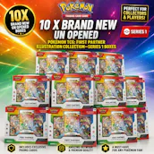 10 X BRAND NEW POKÉMON TCG: FIRST PARTNER ILLUSTRATION SERIES 1 BOXES