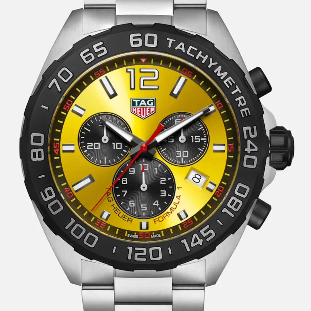 TAG HEUER FORMULA 1 43MM CHRONOGRAPH SUNRAY YELLOW