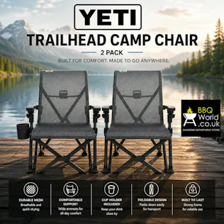 2 X CHARCOAL YETI TRAILHEAD CAMP CHAIRS + COVERS - PARENT DAY 2 #8