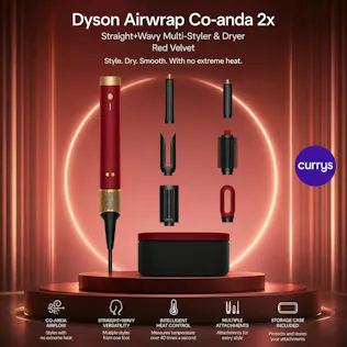 DYSON AIRWRAP CO-ANDA 2X STRAIGHT + WAVY MULTI-STYLER & DRYER - RED VELVET