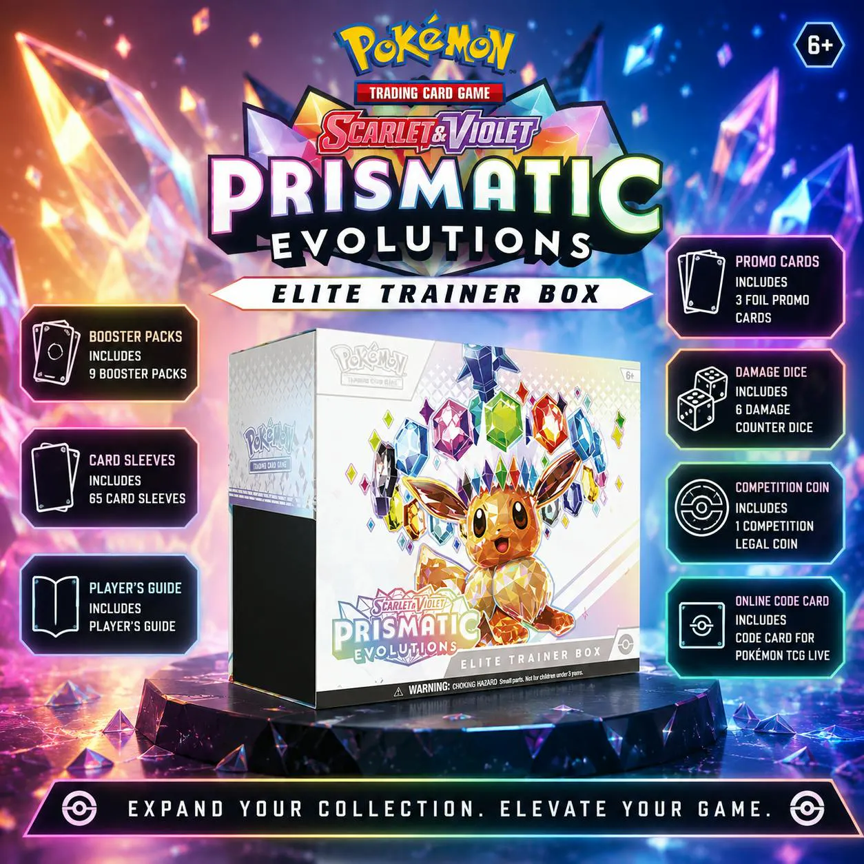 POKEMON TCG: PRISMATIC EVOLUTIONS - ELITE TRAINER BOX