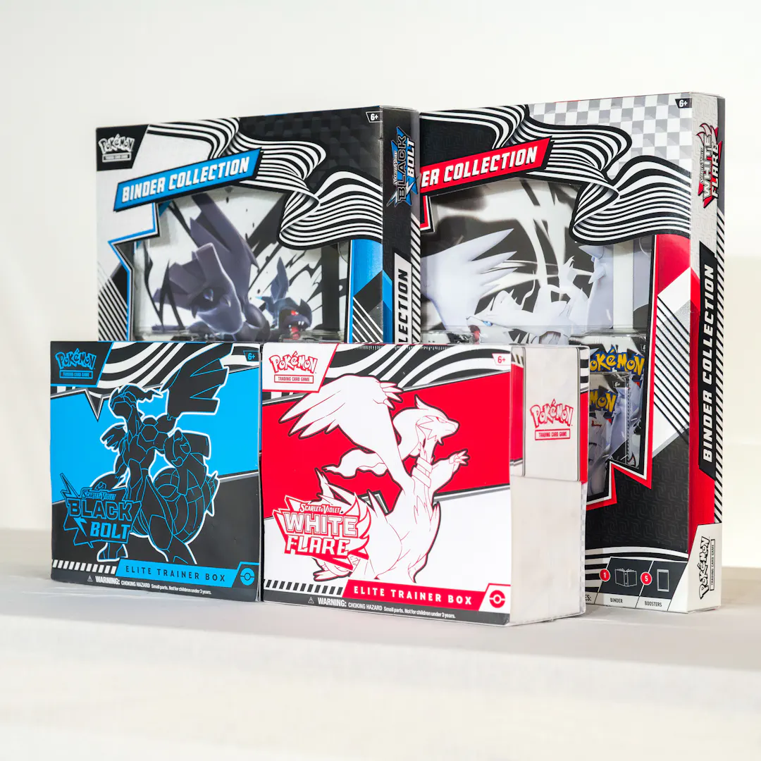 MEGA NEW AND SEALED POKEMON TCG BLACK BOLT & WHITE FLARE BUNDLE