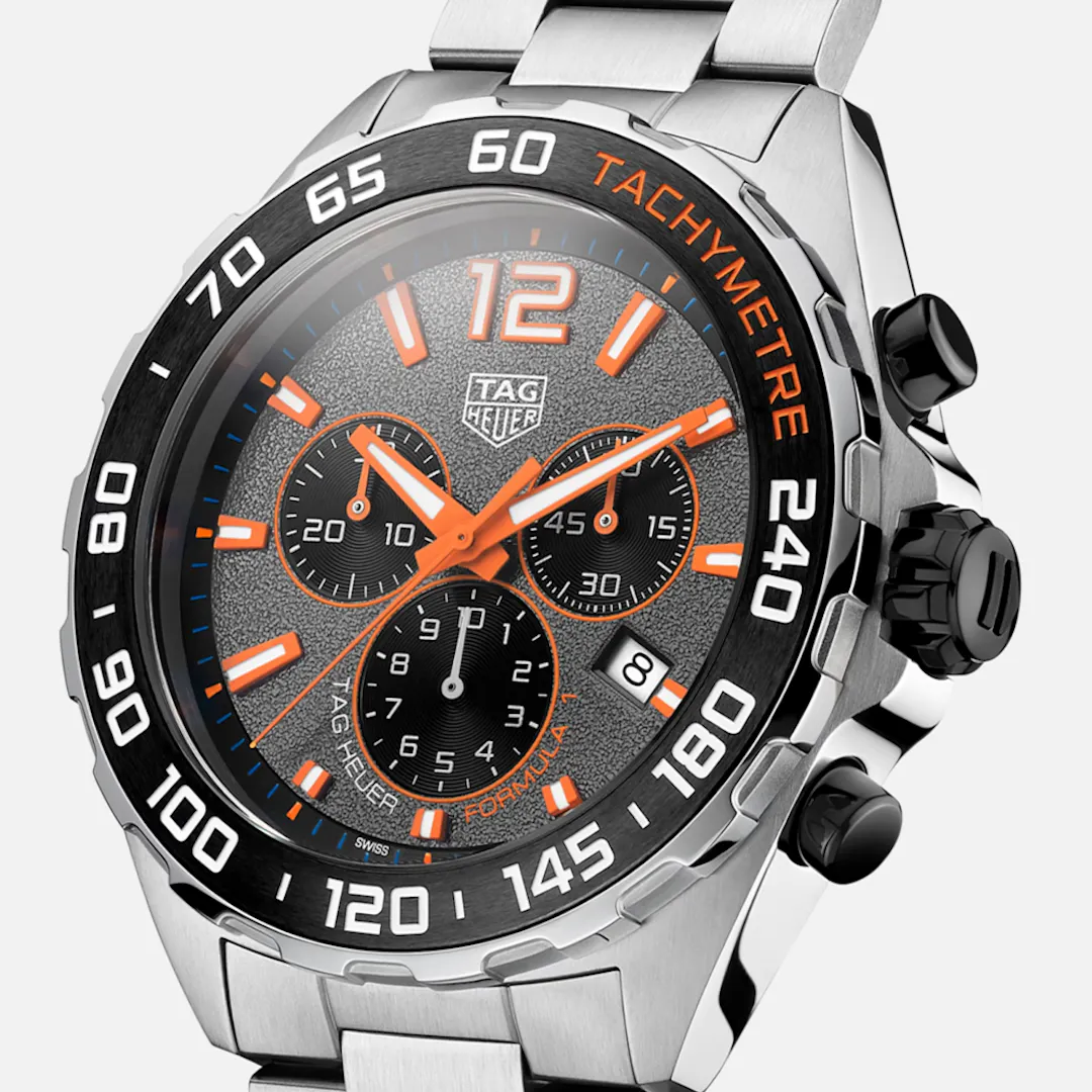 TAG Heuer F1 43mm Chrono BLACK ORANGE CERAMIC