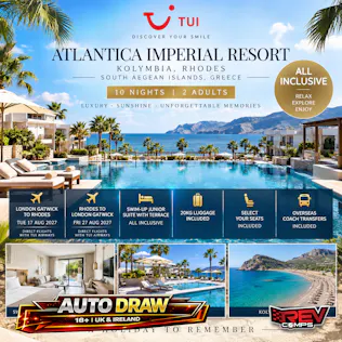 TUI 10-NIGHT ALL-INCLUSIVE ESCAPE TO RHODES, GREECE