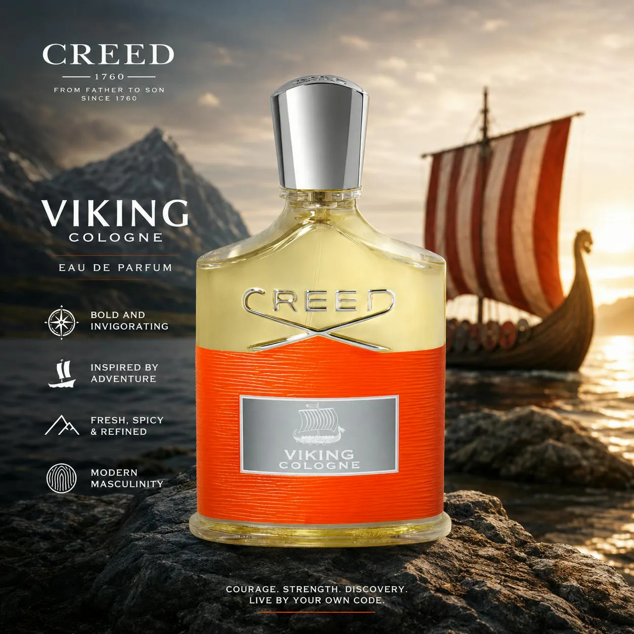 NEW CREED VIKING COLOGNE EAU DE PARFUM 100ML