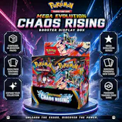 POKÉMON TCG: MEGA EVOLUTION-CHAOS RISING BOOSTER DISPLAY BOX (36 PACKS)